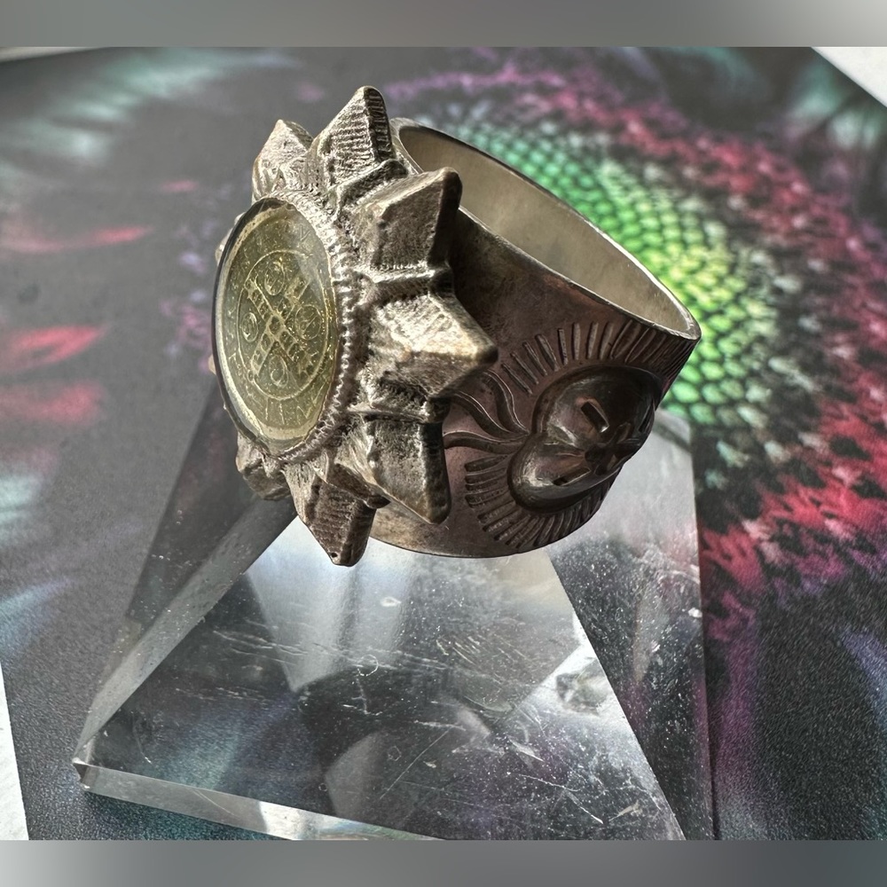 San Benito Star Ring VSA Vintage Sterling Silver 5.5 sz